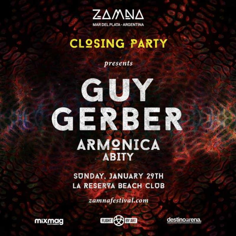 destinoarena pres. Zamna Mar del Plata CLOSING PARTY GUY GERBER Dom