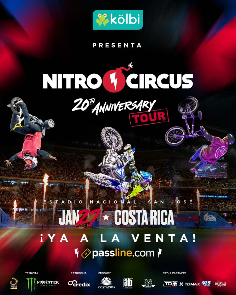 NITRO CIRCUS 20th Anniversary Tour Passline