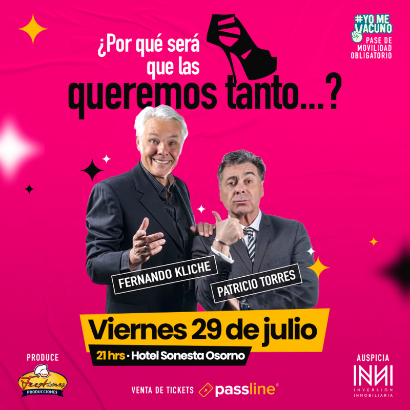 Pato Torres Y Fernando Kliche Presentan La Comedia “¿ Por Qué Será Que