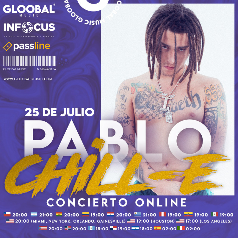 Pablo Chill-e Concierto Online Argentina - Passline