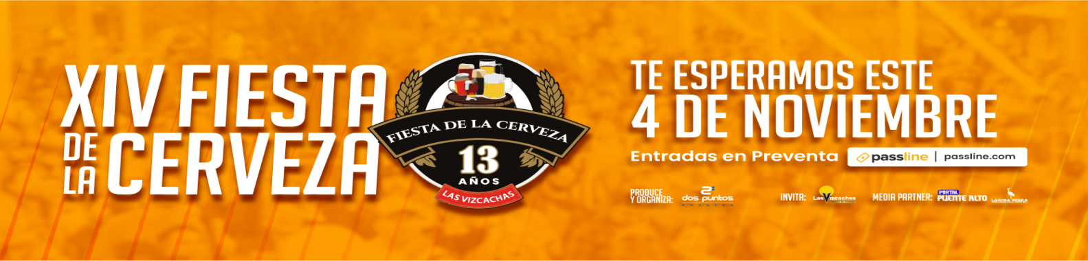XIV Fiesta de la Cerveza Las Vizcachas | 4 Noviembre 2023
